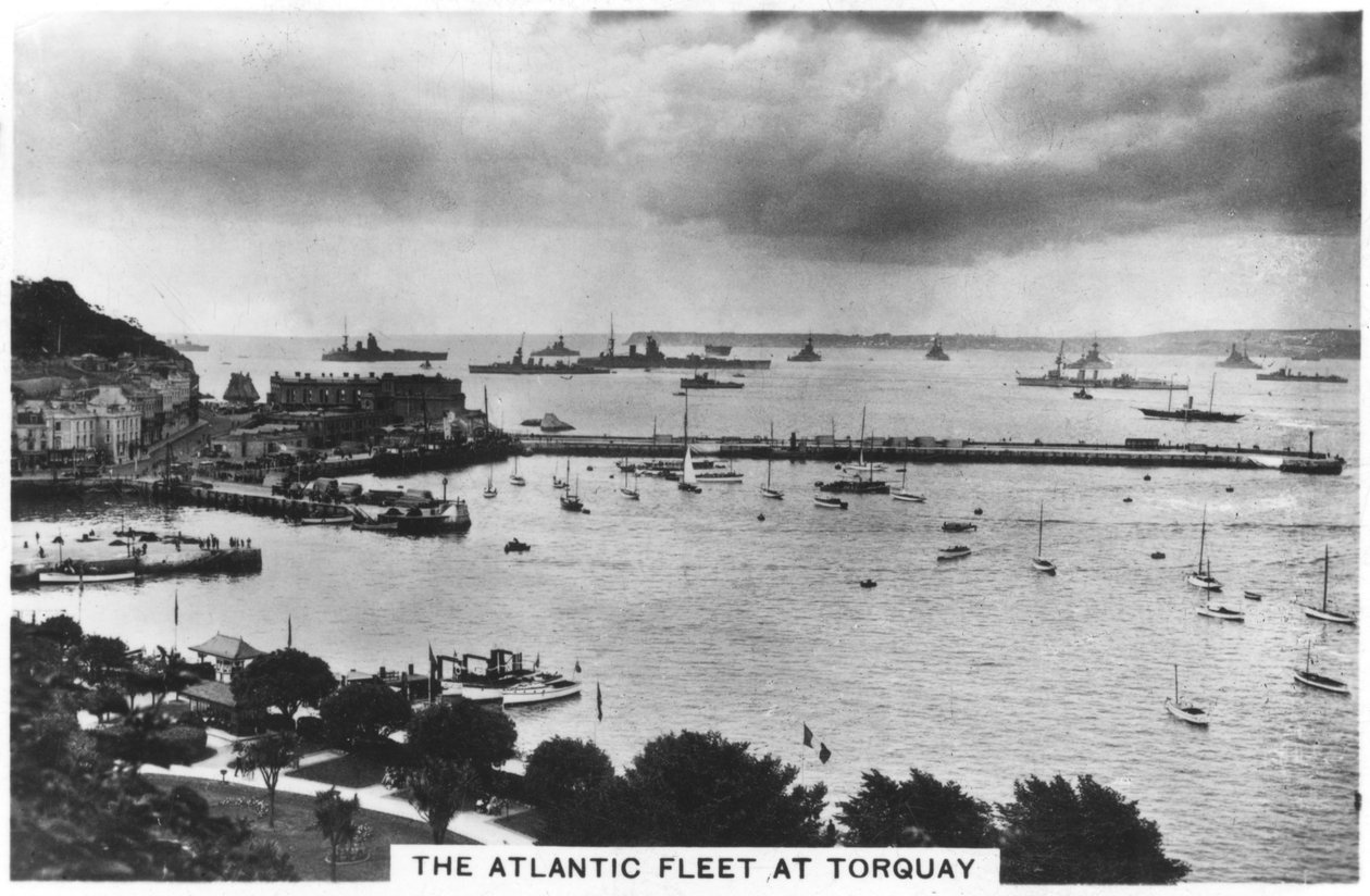 Flota atlantycka w Torquay, 1936 autorstwa Unbekannt