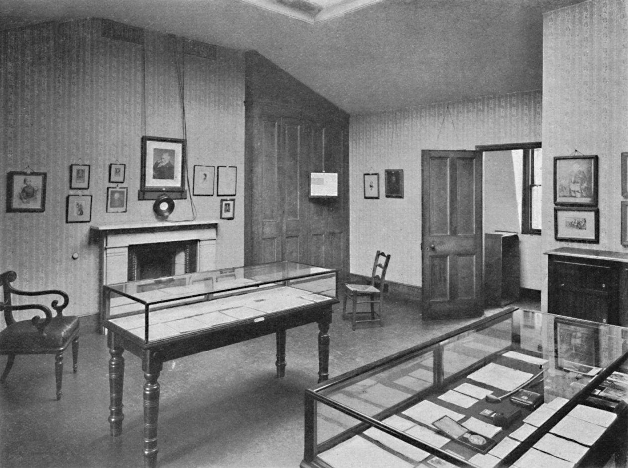 Gabinet na poddaszu, Carlyle House, Chelsea, 1904 autorstwa Unbekannt