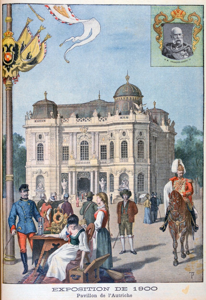 Pawilon austriacki na Wystawie Powszechnej 1900, Paryż, 1900 autorstwa Unbekannt