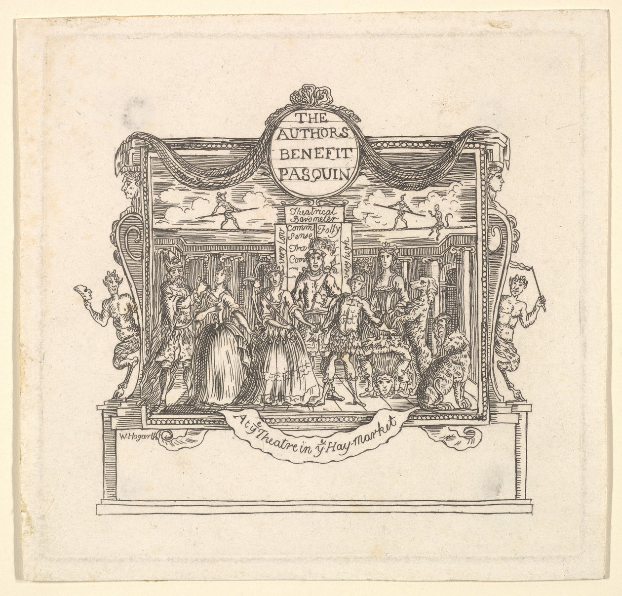 Korzyść autorów: Pasquin, 1736. autorstwa Unbekannt