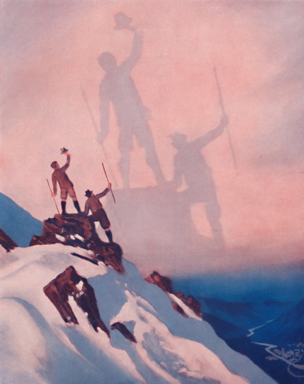 Budzące grozę widmo Brocken, 1935 autorstwa Unbekannt