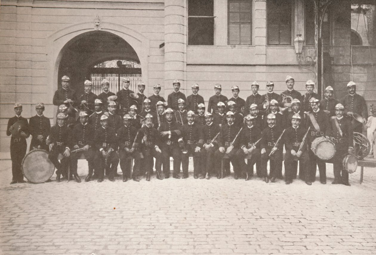 Orkiestra Straży Pożarnej w Rio, 1914 autorstwa Unbekannt