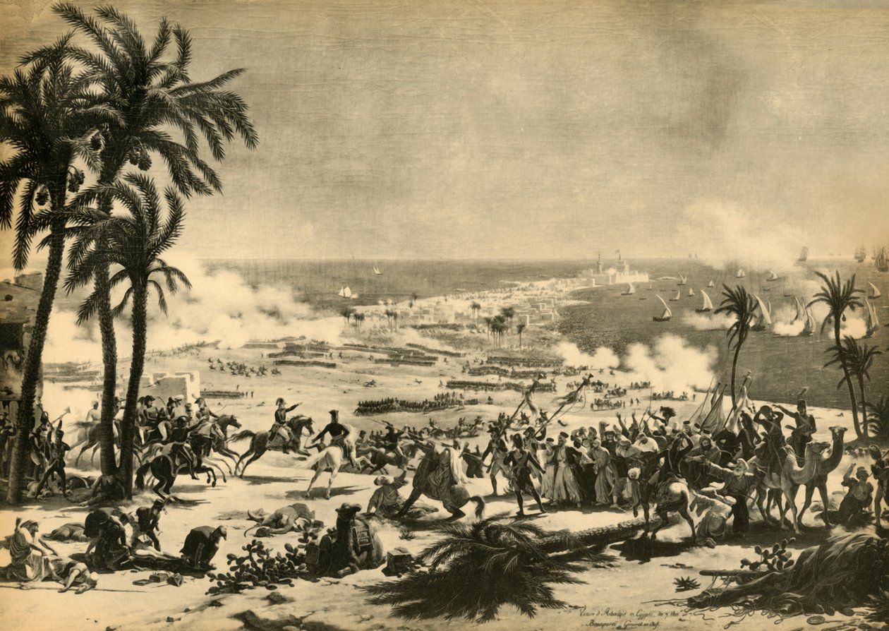 Bitwa pod Aboukir, 25 lipca 1799, 1921. autorstwa Unbekannt