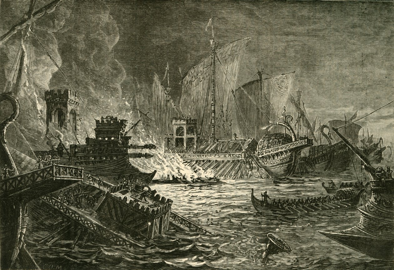 Bitwa pod Akcjum, 1890. autorstwa Unbekannt
