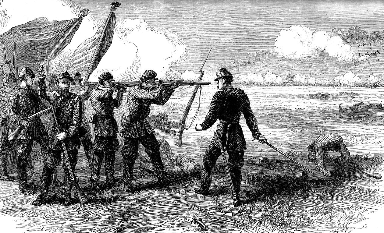 Bitwa pod Bull Run, Wirginia, 1861 c1880 autorstwa Unbekannt