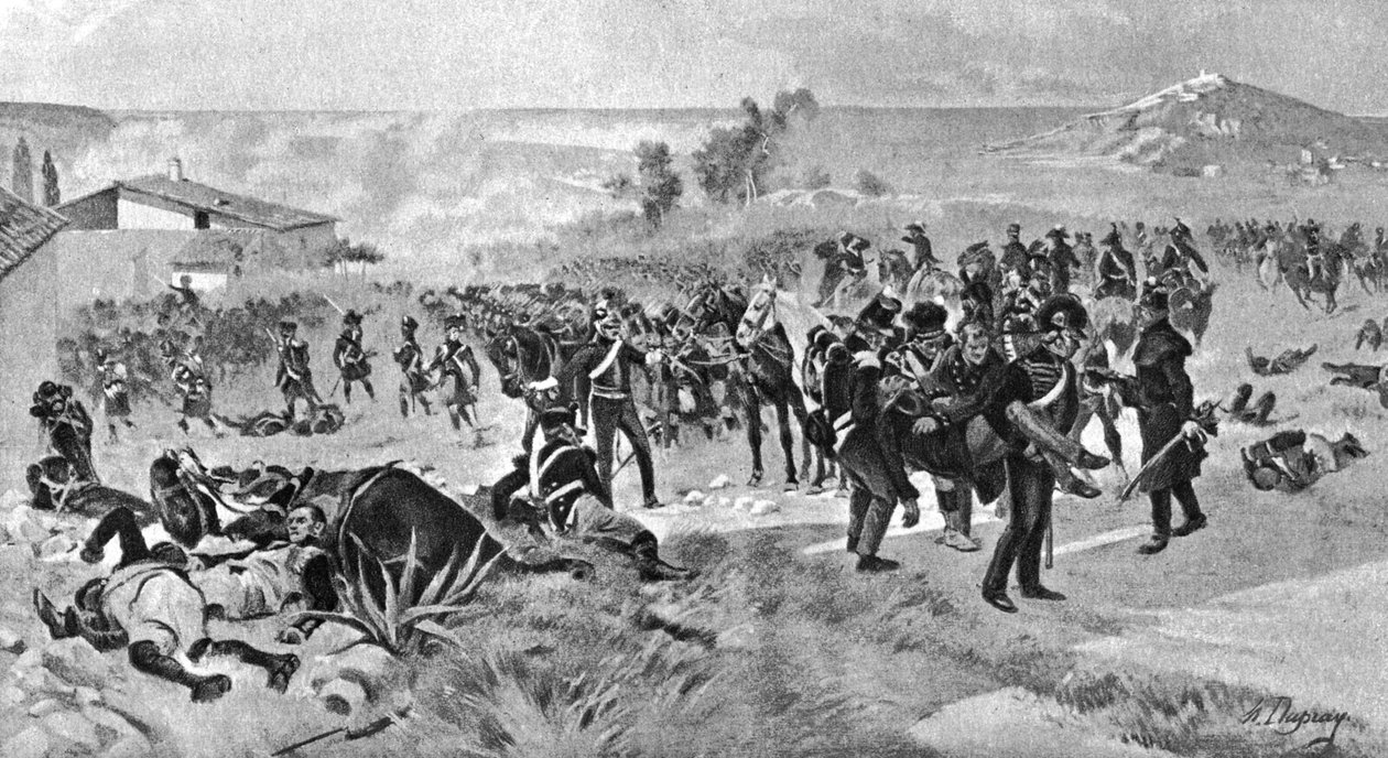Bitwa pod Coruną, 16 stycznia 1809, 1910 autorstwa Unbekannt