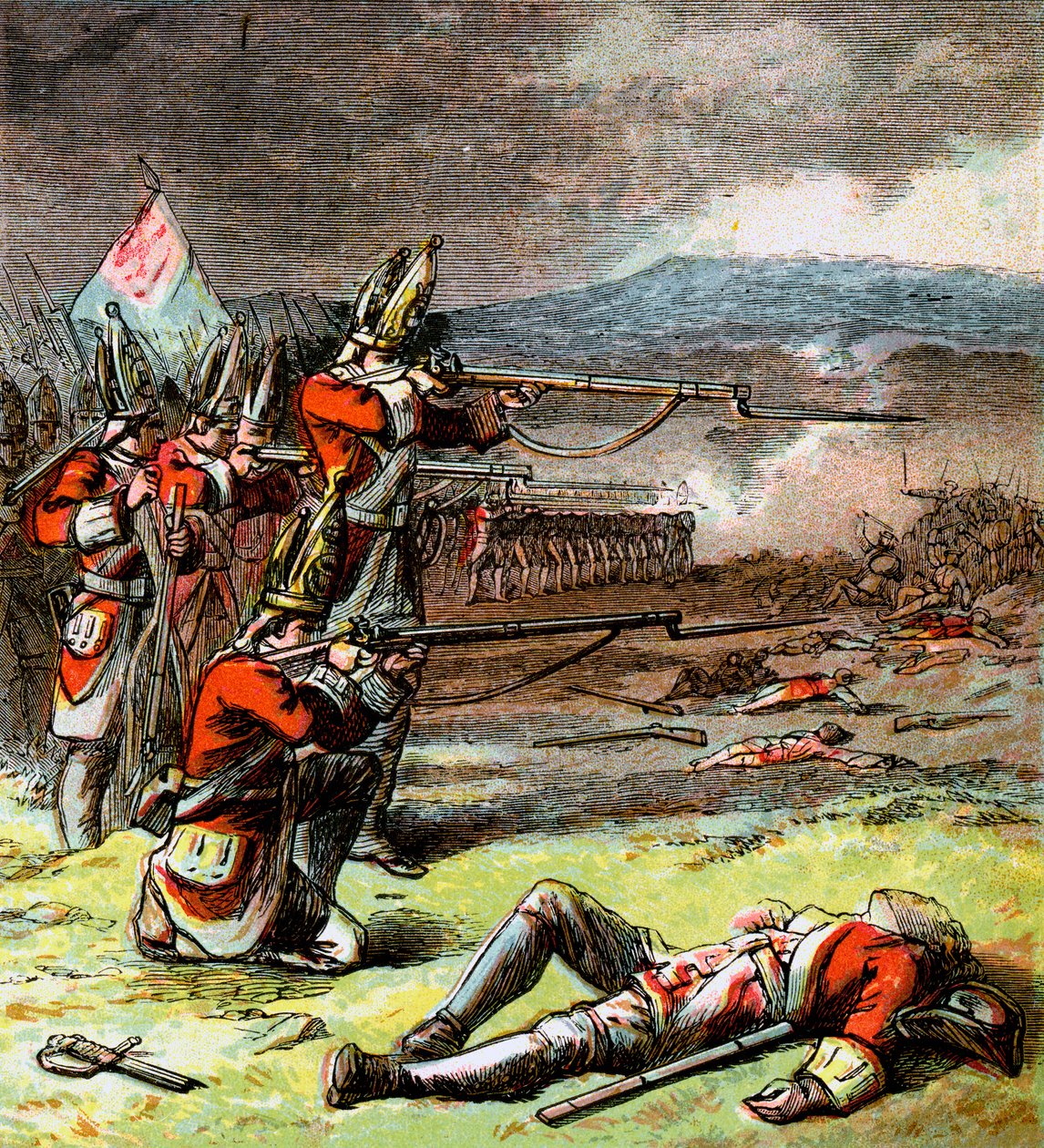 Bitwa pod Culloden, 1746, c1850s autorstwa Unbekannt