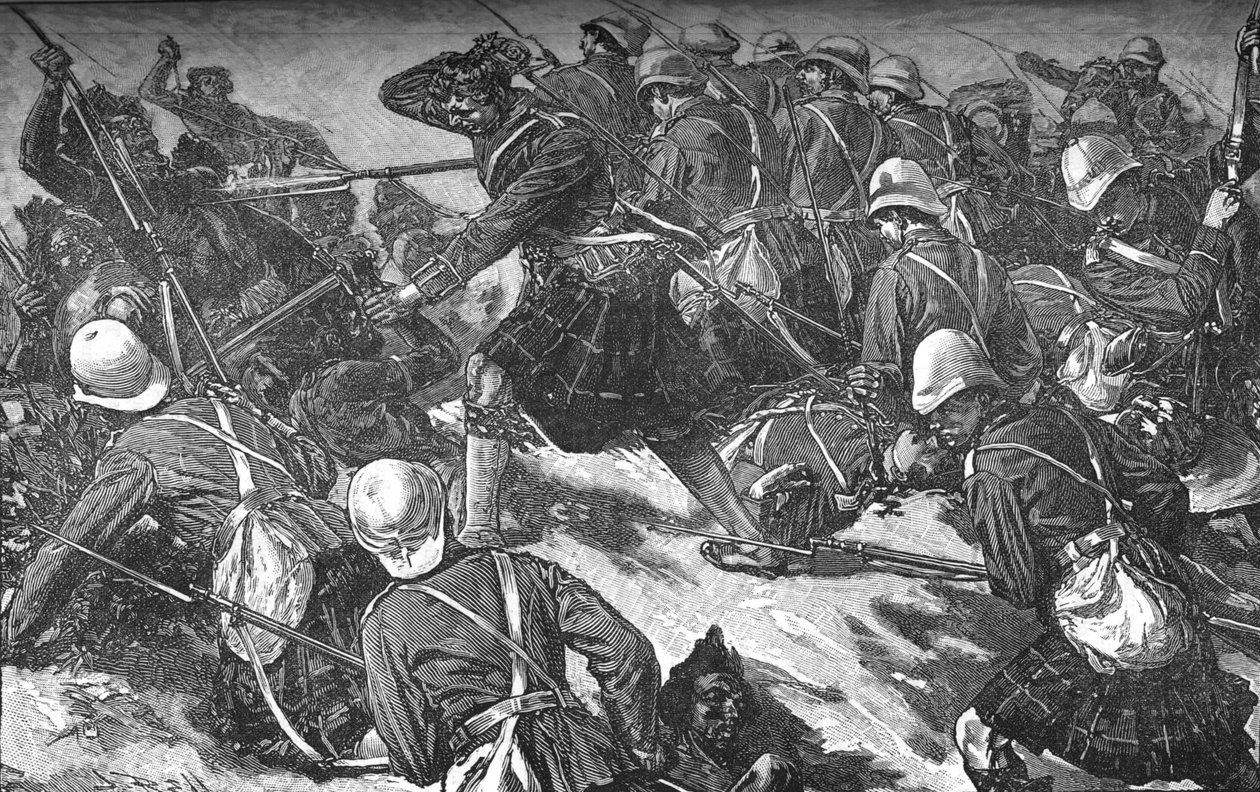 Bitwa pod El Teb, c1881-85 autorstwa Unbekannt