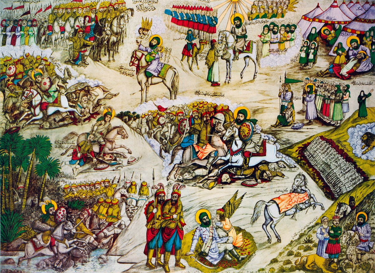 Bitwa pod Karbala autorstwa Unbekannt