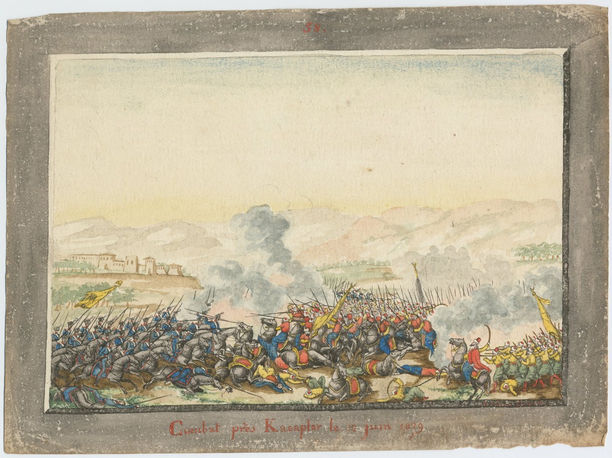 Bitwa pod Kulewiczą 11 czerwca 1829 r. 1829 autorstwa Unbekannt