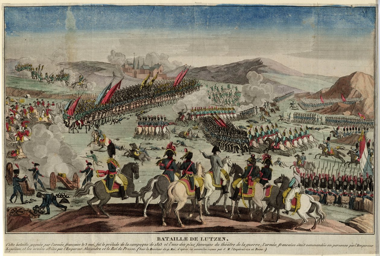 Bitwa pod Lützen, 1813 autorstwa Unbekannt