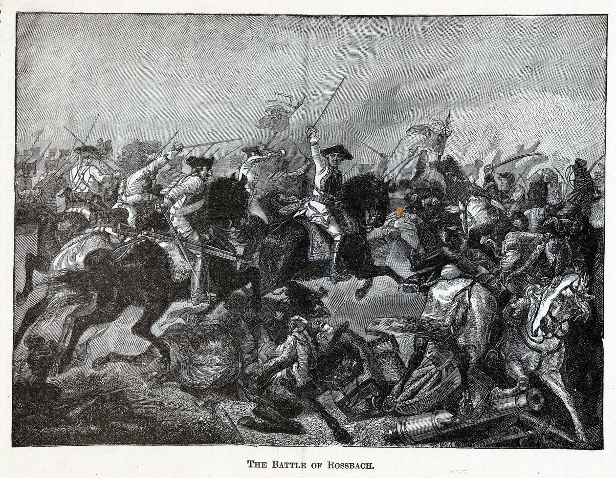 Bitwa pod Rossbach, 1882 autorstwa Unbekannt