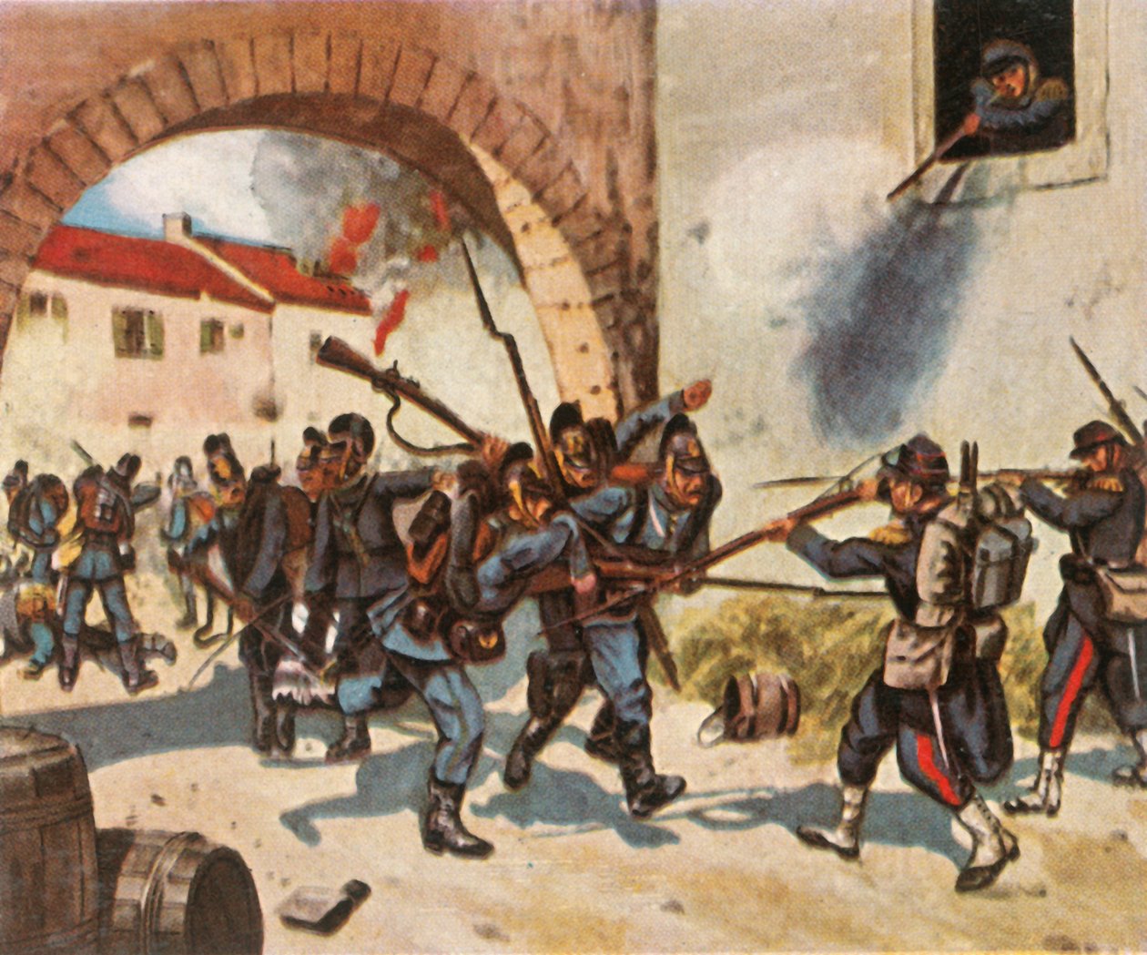 Bitwa pod Sedanem, 1 września 1870, 1936. autorstwa Unbekannt
