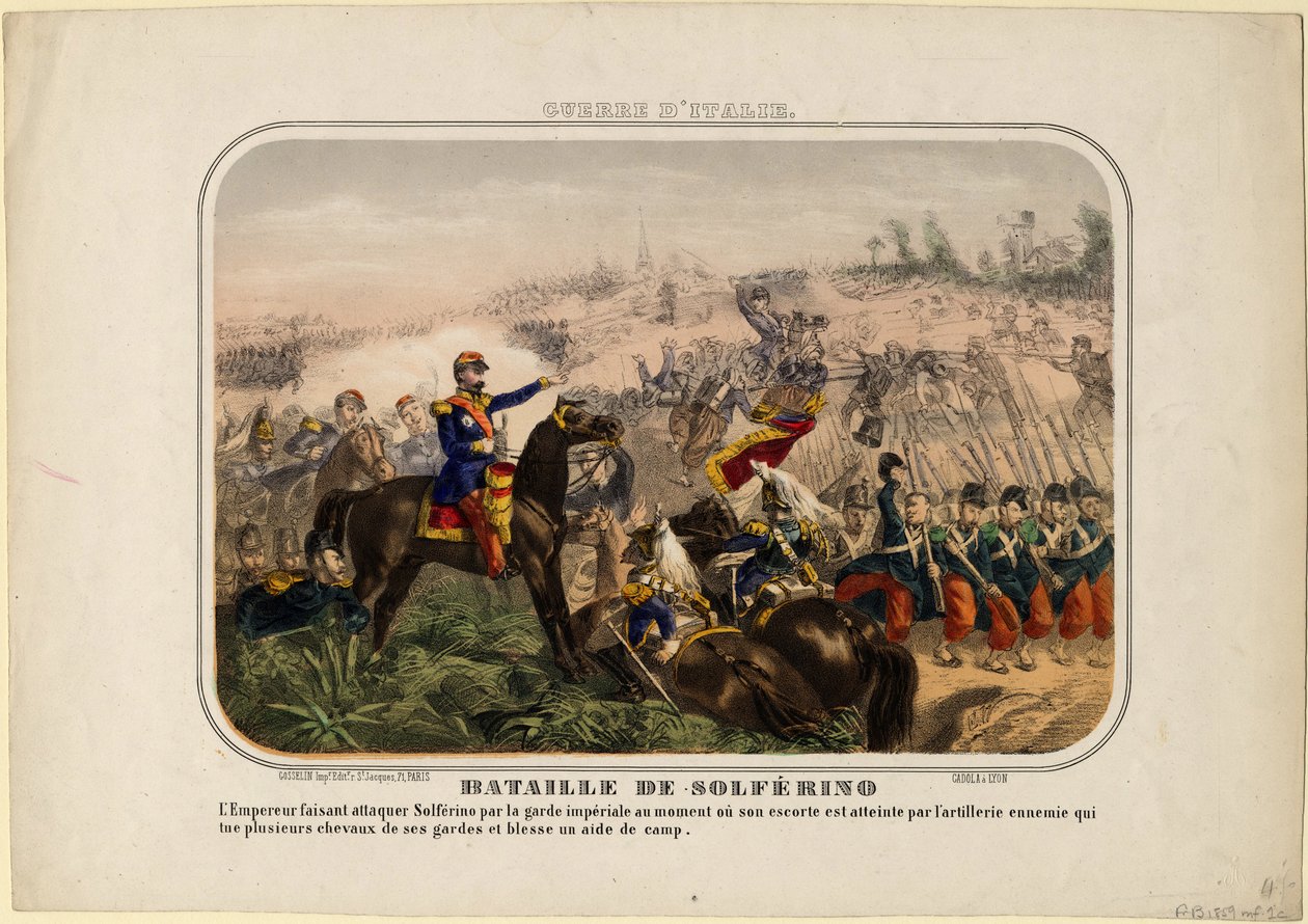 Bitwa pod Solferino, 1859 autorstwa Unbekannt