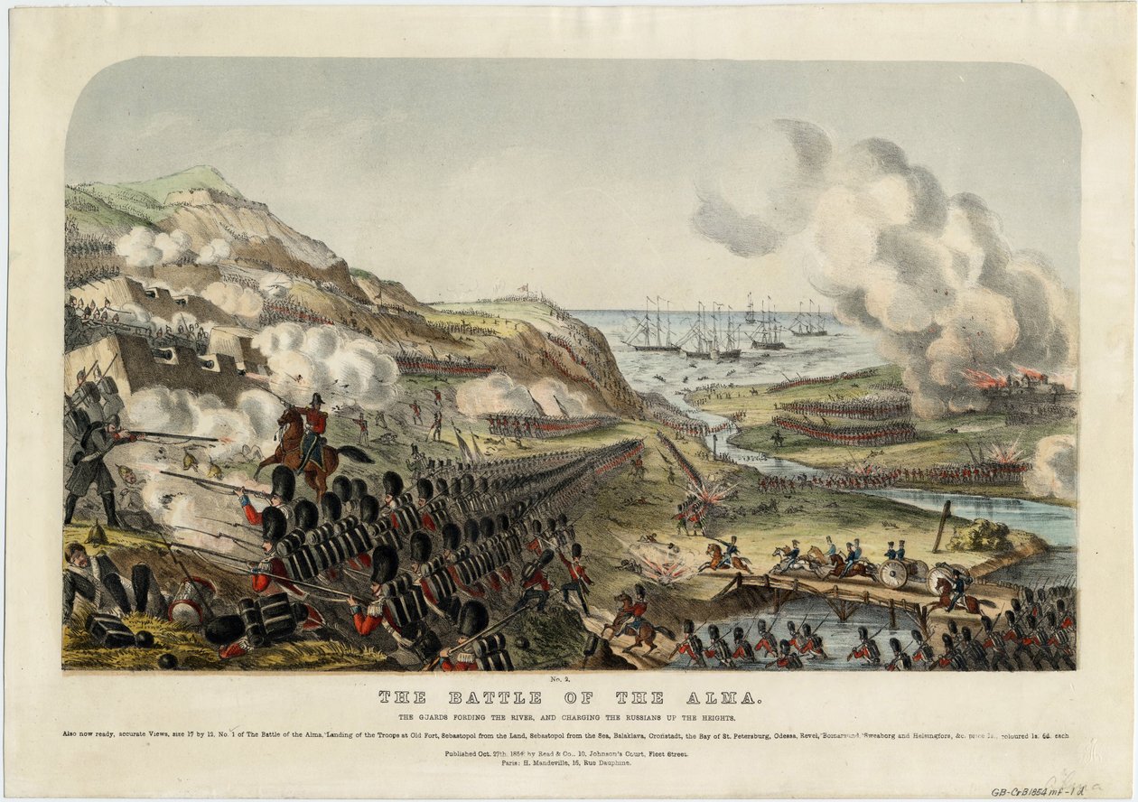 Bitwa pod Almą 20 września 1854 r. 1854 r. autorstwa Unbekannt