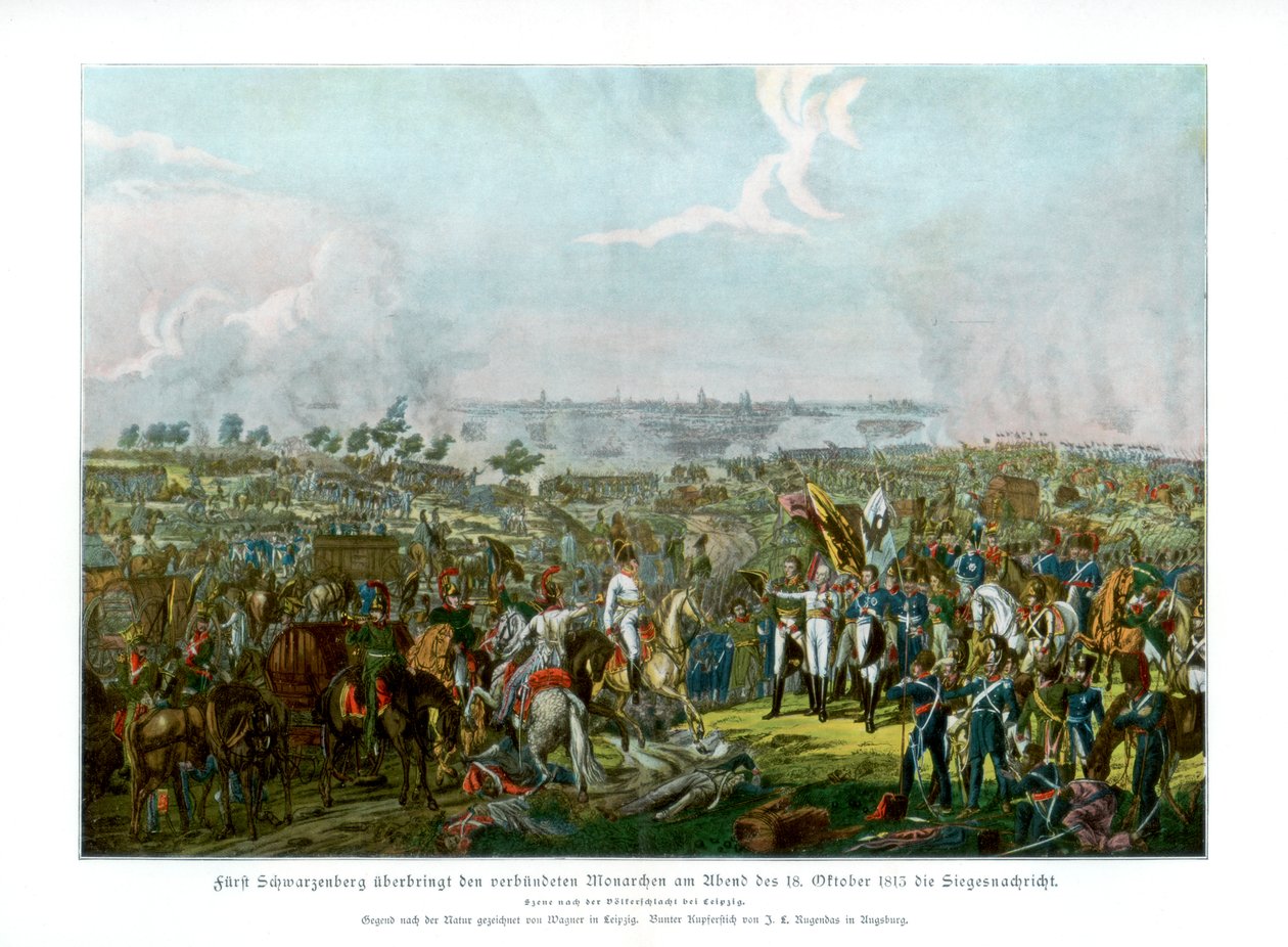 Bitwa Narodów pod Lipskiem, Niemcy, 18 października 1813 1900 autorstwa Unbekannt