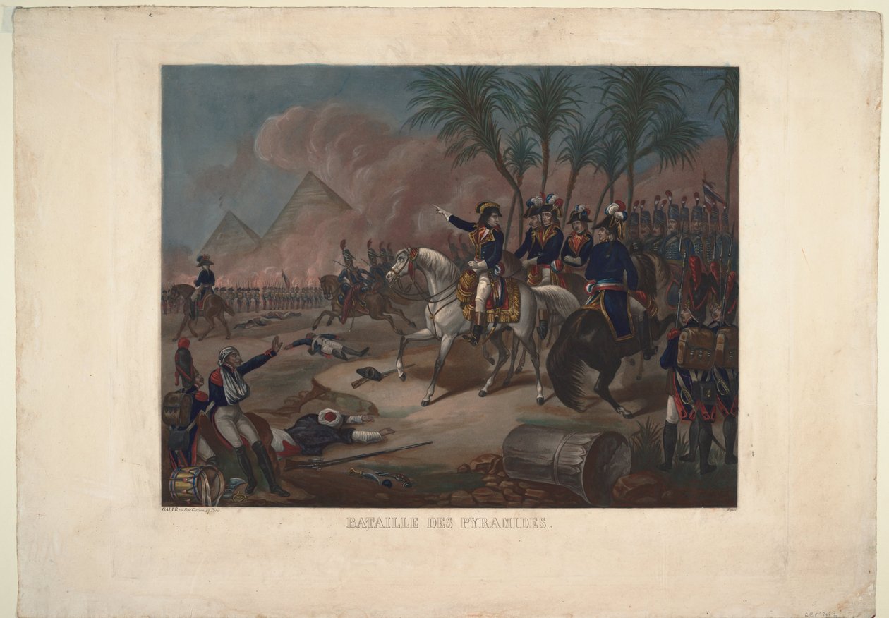 Bitwa pod piramidami, 1800 autorstwa Unbekannt