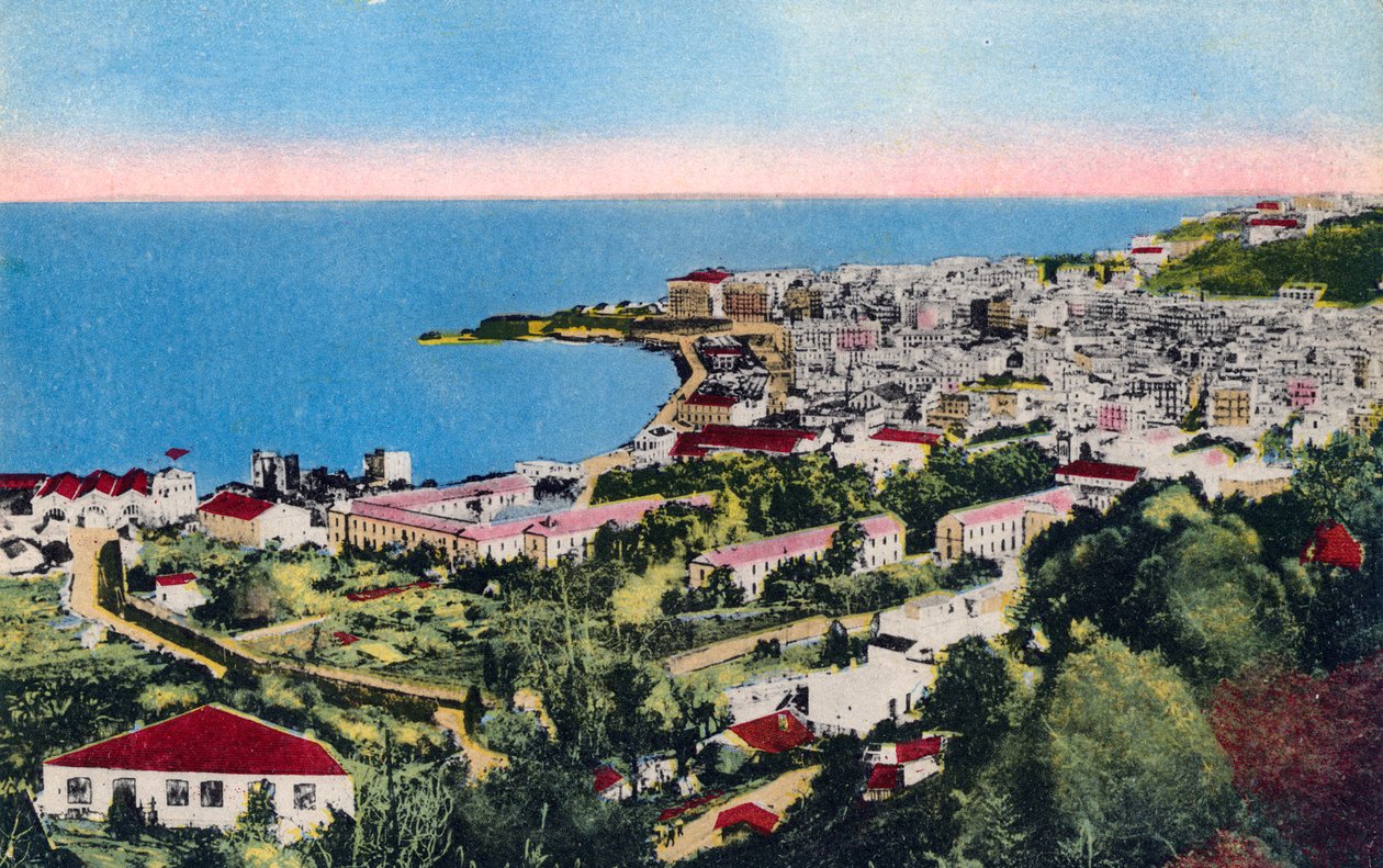 Zatoka Algierska, Algier, Algieria, początek XX wieku autorstwa Unbekannt
