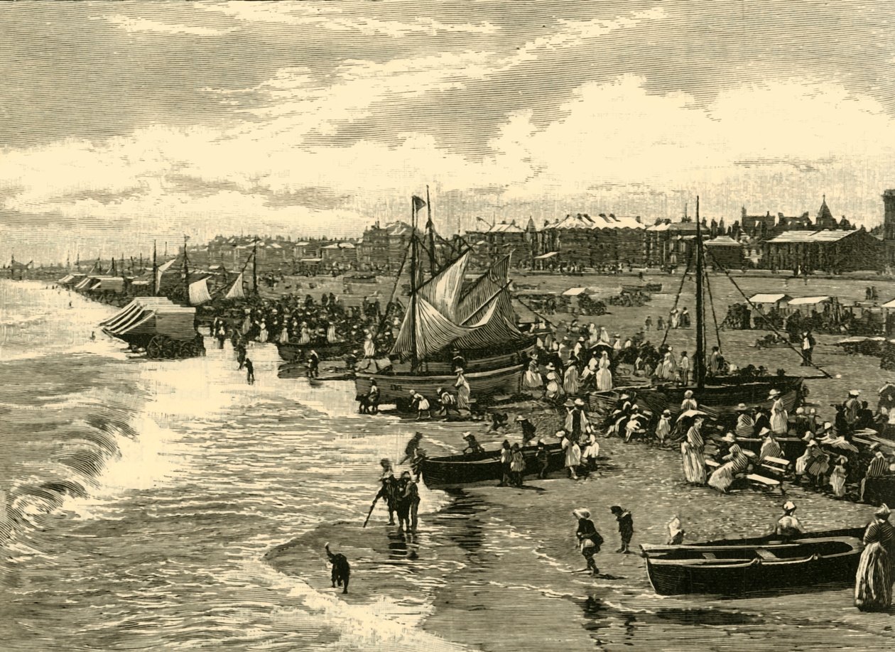 Plaża, Yarmouth, 1898. autorstwa Unbekannt