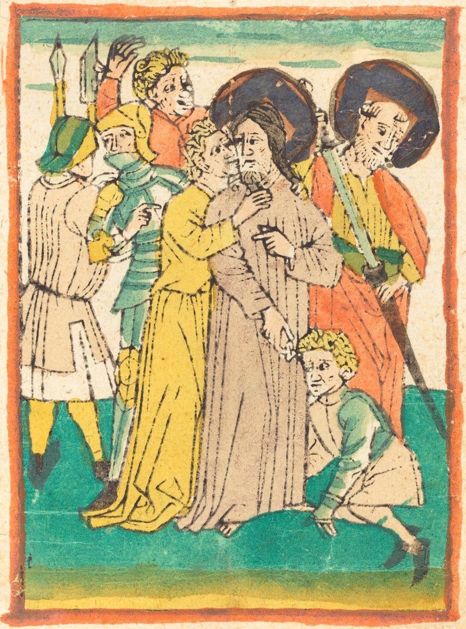 Zdrada Chrystusa, c. 14601465. autorstwa Unbekannt