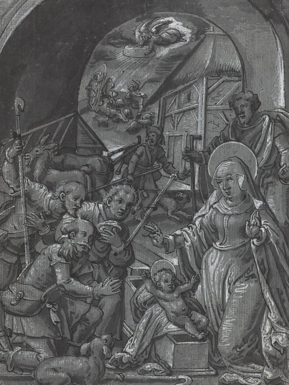 Narodziny Chrystusa [verso], c. 1600. autorstwa Unbekannt