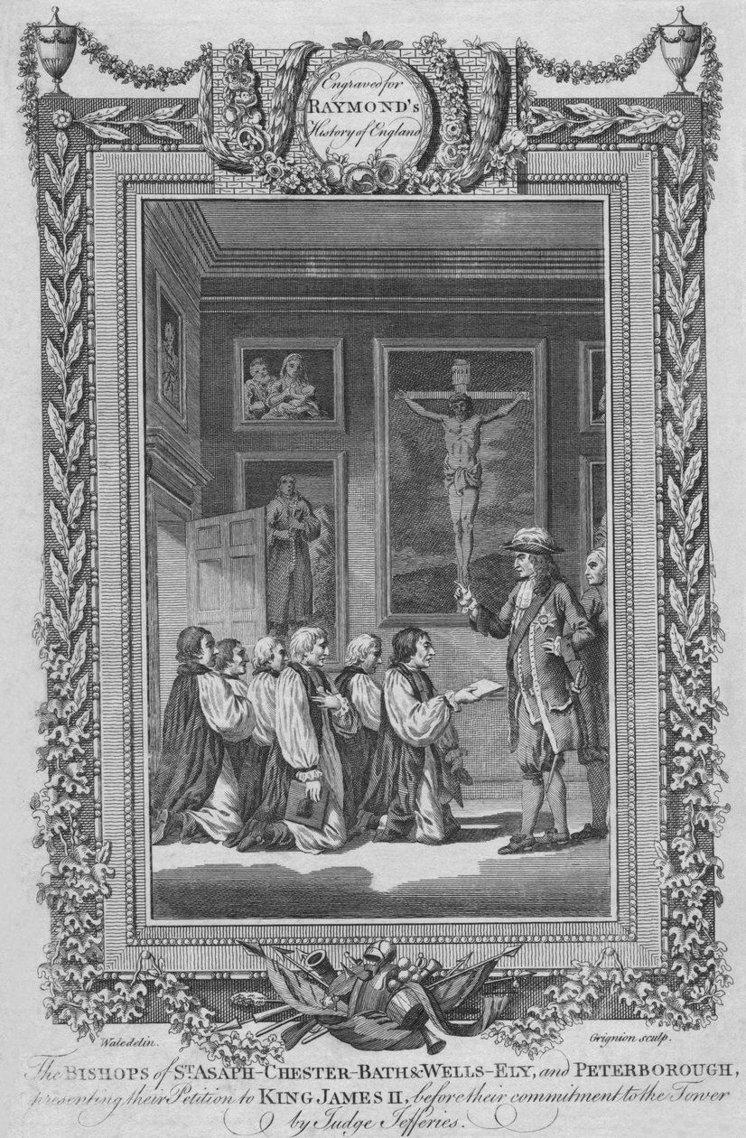 Biskupi Stasaph-Chester-Bath i Wells-Ely i Peterborough, c1787 autorstwa Unbekannt