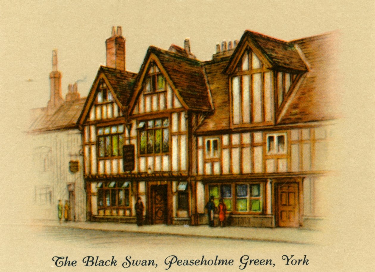 Czarny łabędź, Peasholme Green, York, 1936. autorstwa Unbekannt
