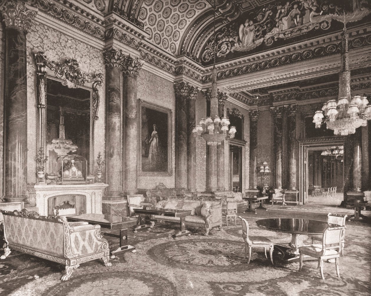 Niebieski Salonik, Pałac Buckingham, Londyn, 1894. autorstwa Unbekannt