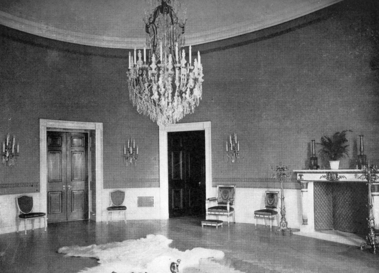 Niebieski pokój w Białym Domu, Waszyngton DC, USA, 1908 autorstwa Unbekannt