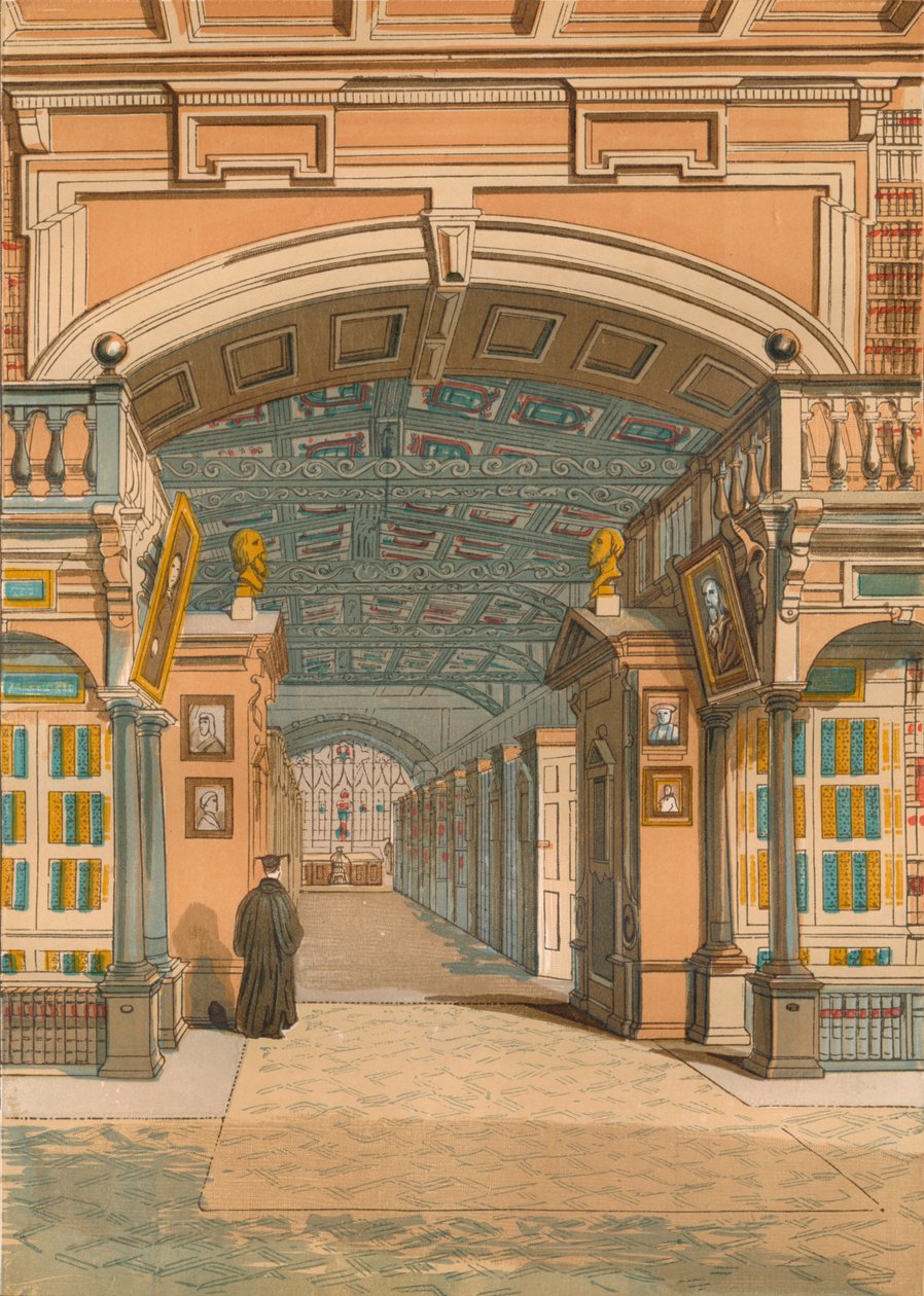 Biblioteka Bodleian, Oksford, ok. 1845, 1864 r. autorstwa Unbekannt