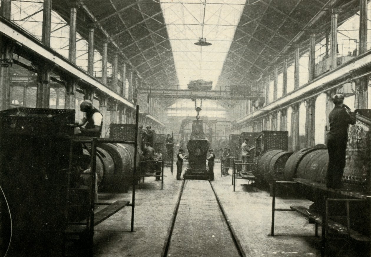 Kotłownia, Zakład Lokomotyw, Swindon, ok. 1930. autorstwa Unbekannt