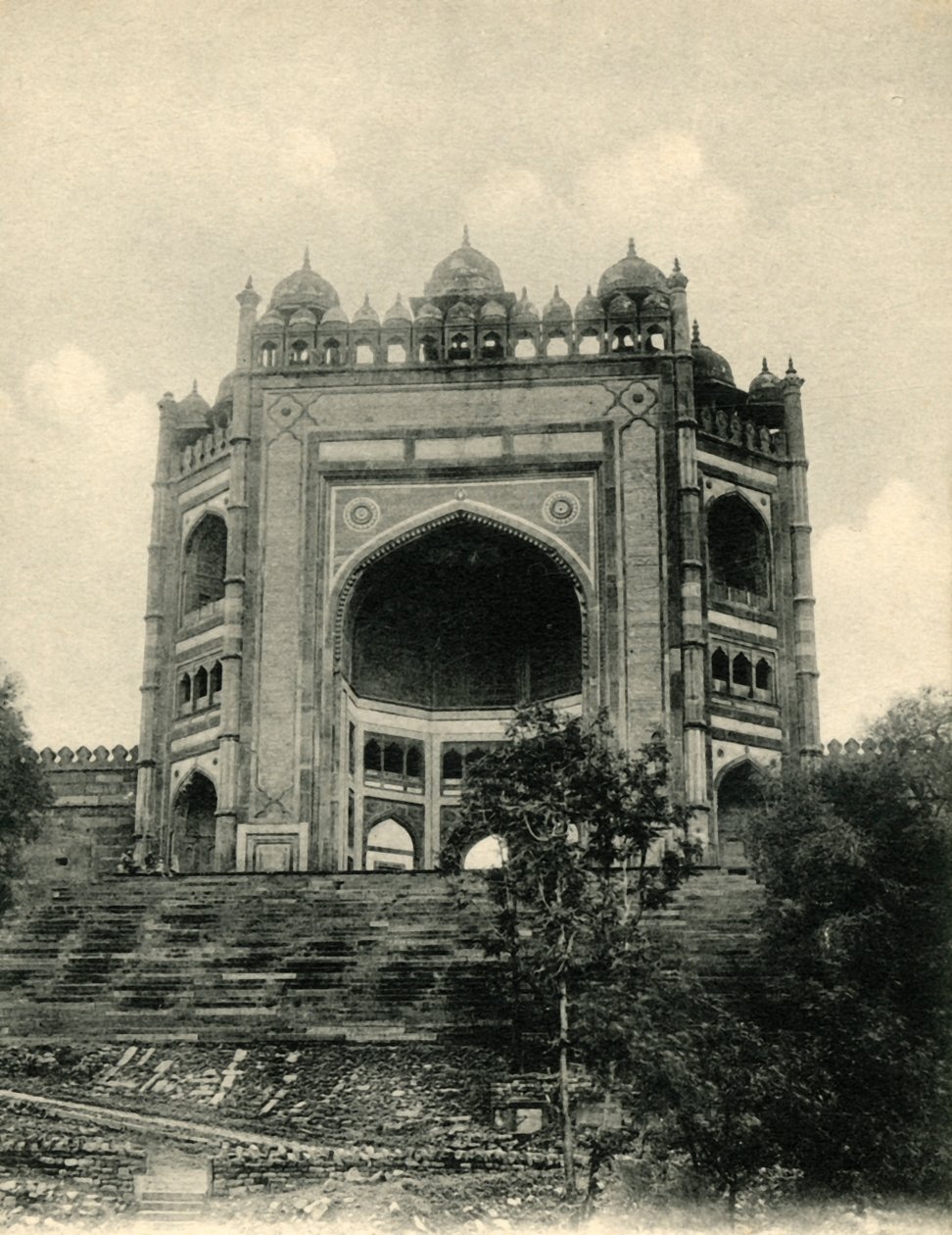 Brama Bolund, Fatehpur Sikri. Agra. autorstwa Unbekannt