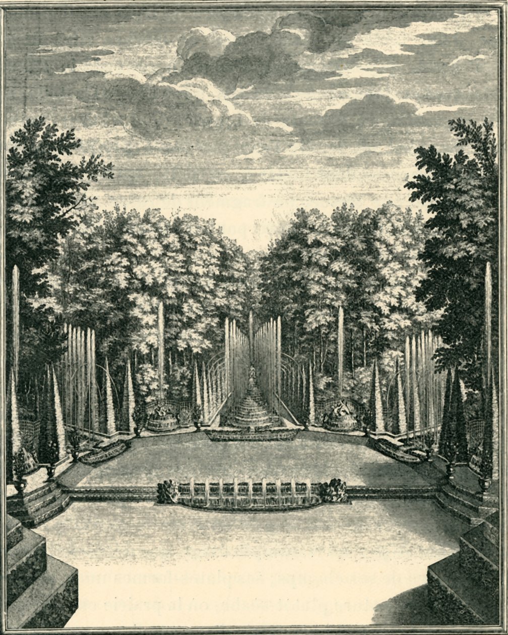 Bosquet Teatru Wodnego w ogrodach Wersalu, Francja, 1903. autorstwa Unbekannt