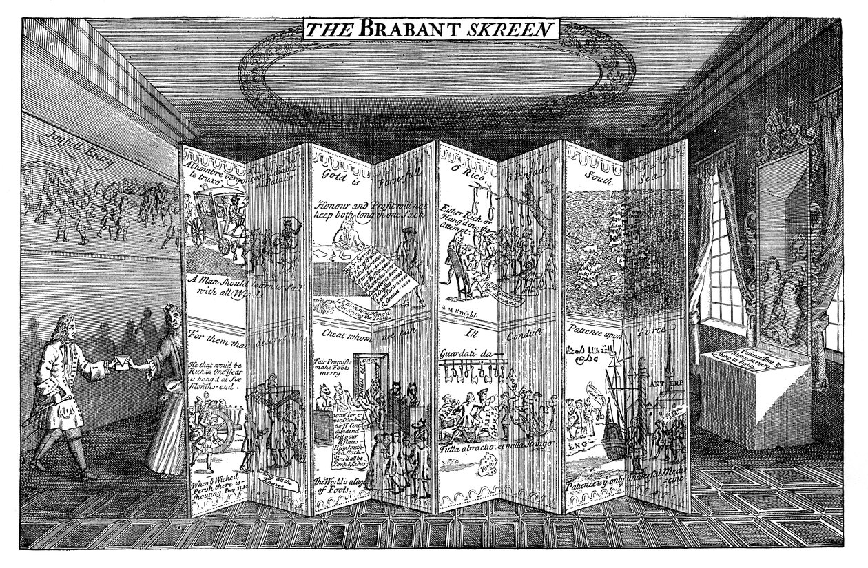 Parawan Brabancji, 1721 autorstwa Unbekannt