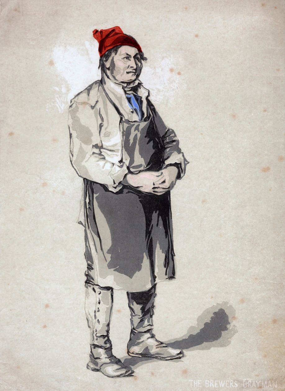 Drayman piwowarski, XIX w. autorstwa Unbekannt