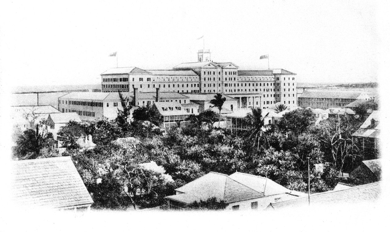 The British Colonial Hilton Hotel, Nassau, New Providence, Bahamy, 1911 autorstwa Unbekannt