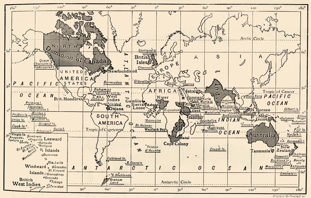 Imperium Brytyjskie, 1897 autorstwa Unbekannt