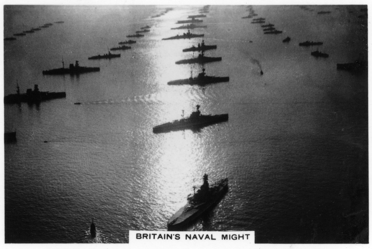 Flota brytyjska na przeglądzie jubileuszowym King George Vs, Spithead, lipiec 1935, 1937 autorstwa Unbekannt