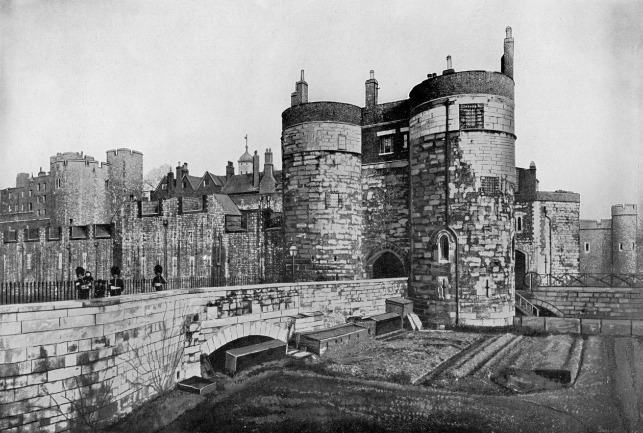 Byward Tower i podzamcze, Tower of London, XX wiek autorstwa Unbekannt