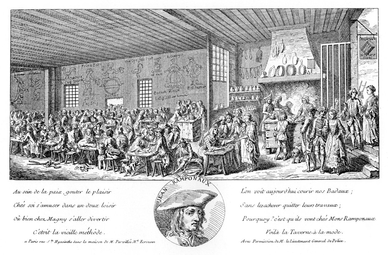 Kabaret Ramponneau, 1885 autorstwa Unbekannt