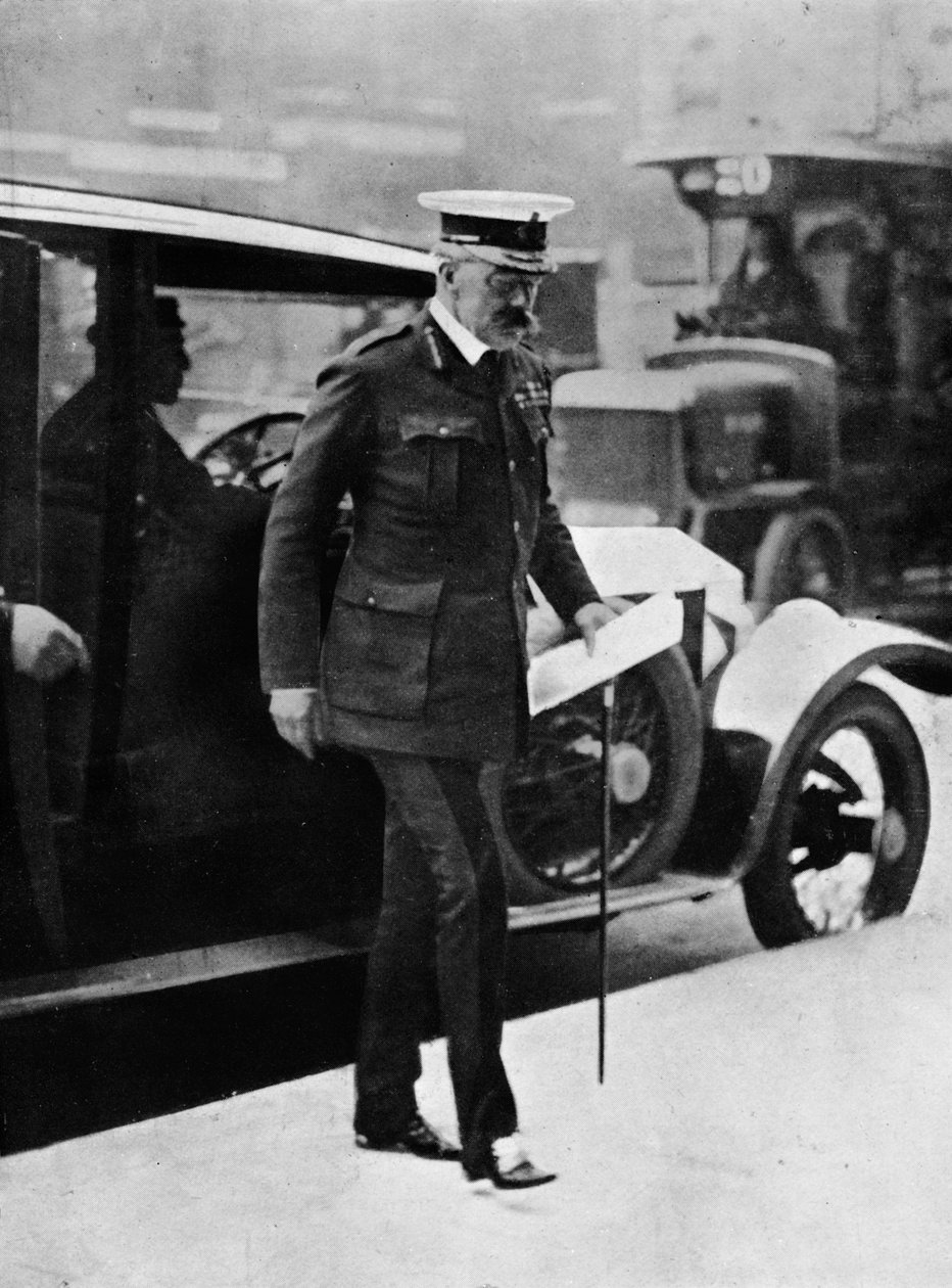 Kryzys gabinetu: Lord Kitchener przybywa do Urzędu Wojny, 1915 autorstwa Unbekannt