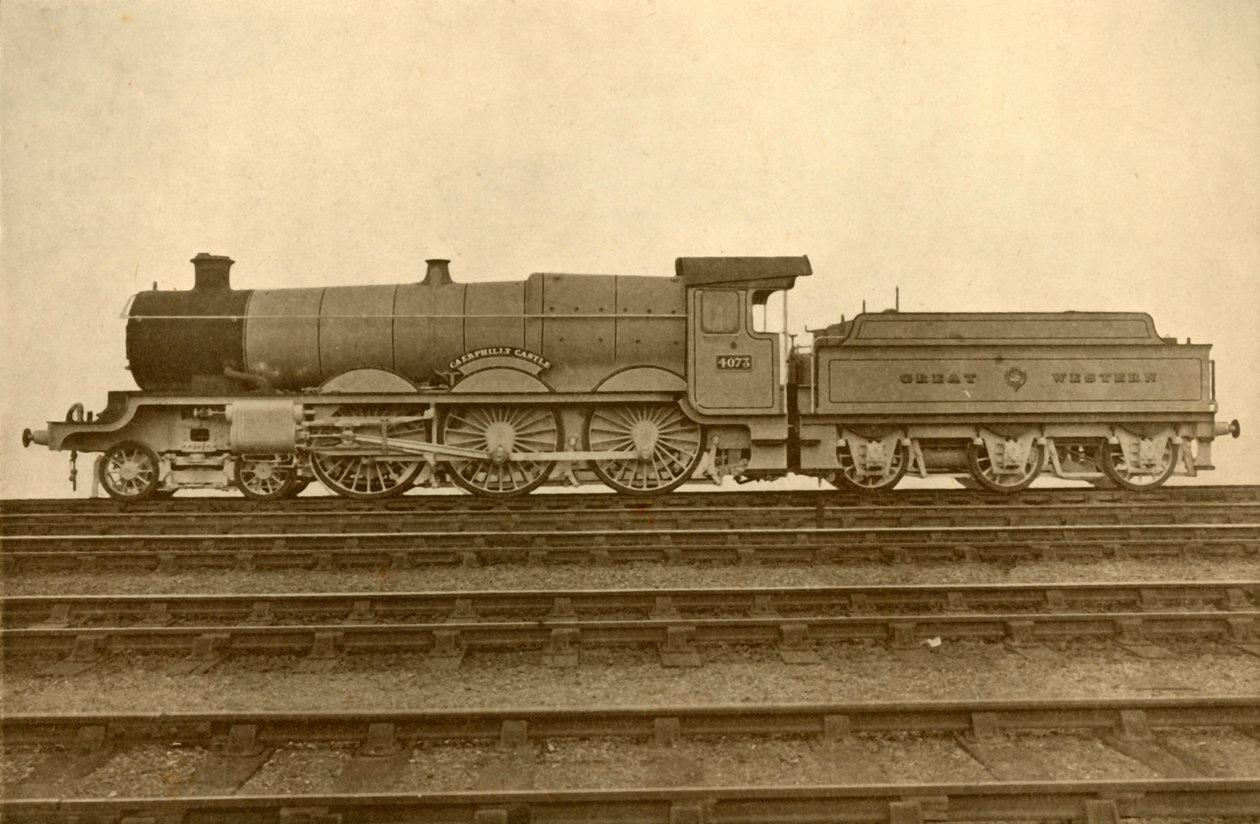 Zamek Caerphilly 4-6-0, Great Western Railway, 1930. autorstwa Unbekannt