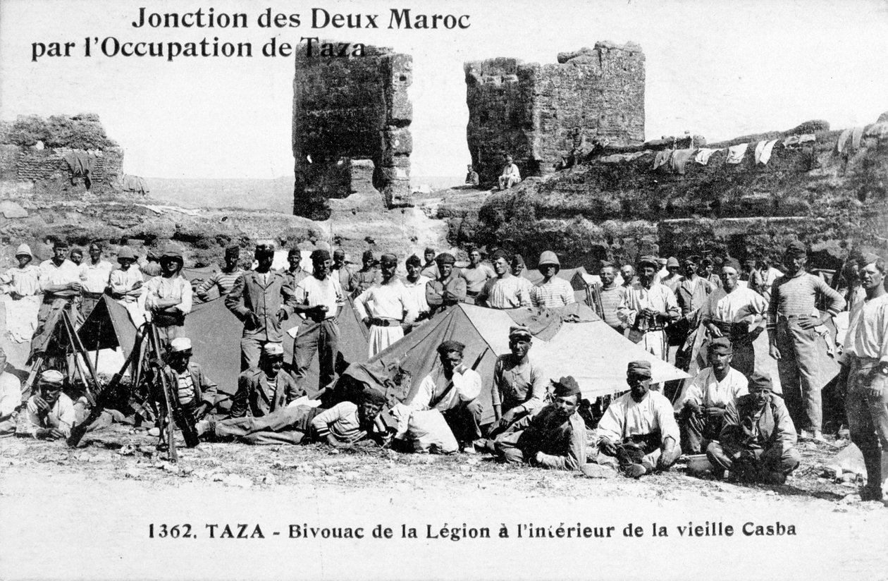 Obóz Legii Cudzoziemskiej, Taza, Maroko, 1904 autorstwa Unbekannt