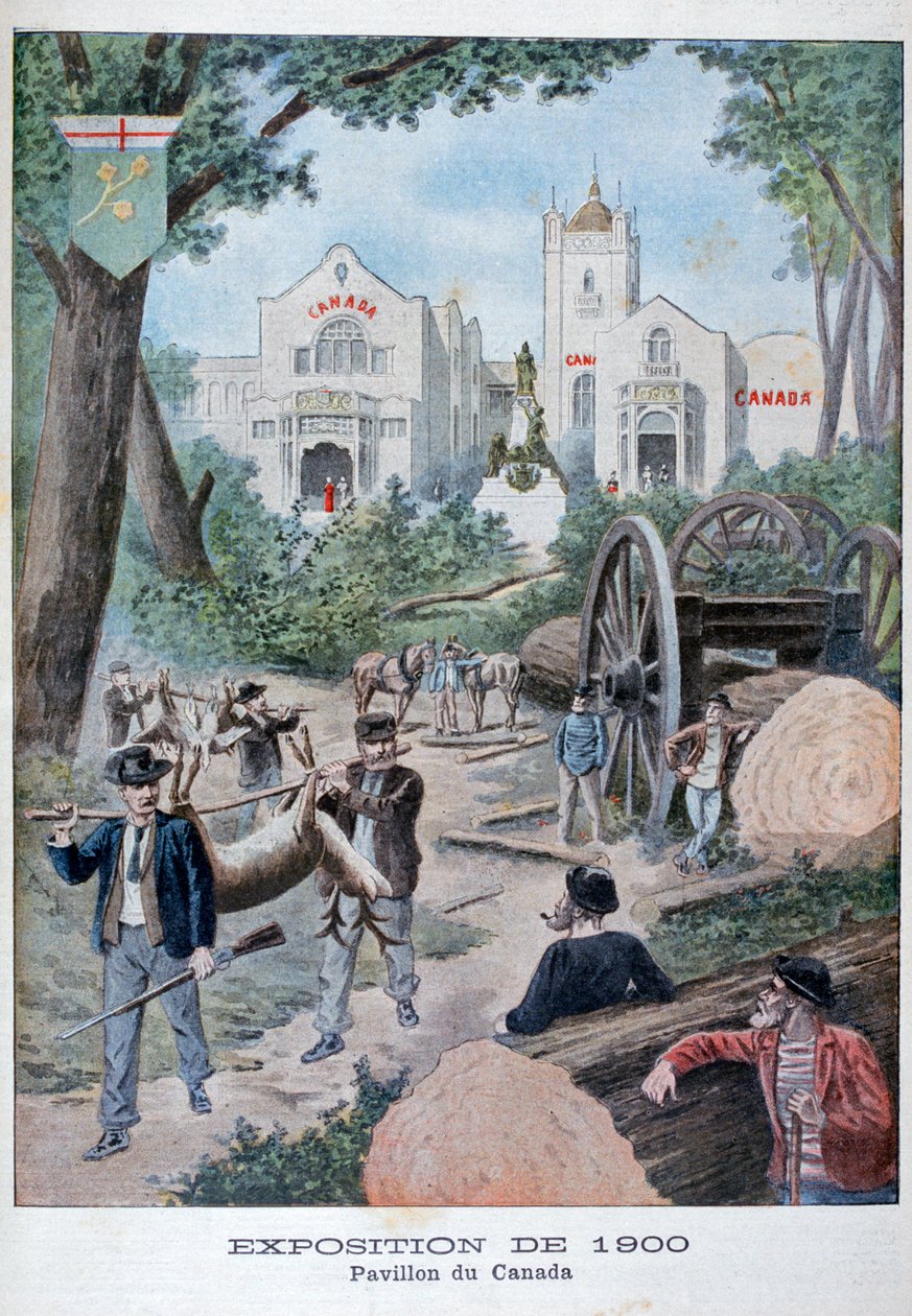 Pawilon Kanadyjski na Wystawie Powszechnej 1900, Paryż, 1900 autorstwa Unbekannt