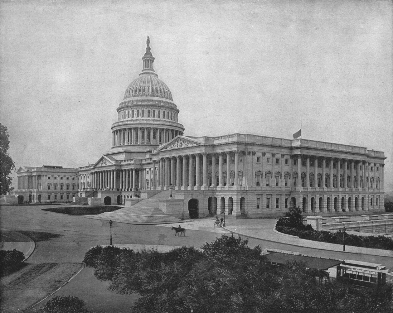 Kapitol, Waszyngton DC, USA, ok. 1900. autorstwa Unbekannt