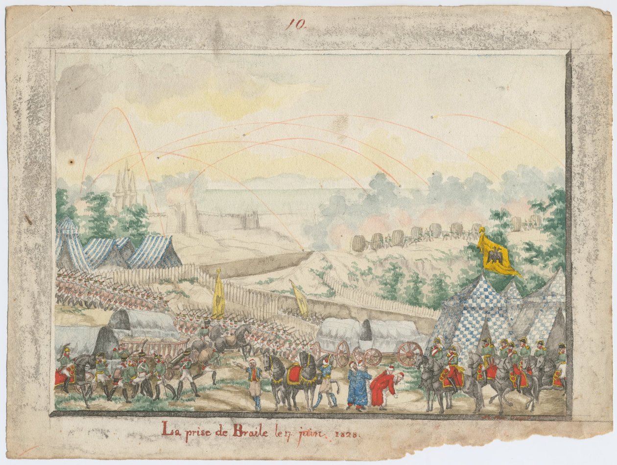 Zdobycie twierdzy Brailov 7 czerwca 1828 r. 1829 autorstwa Unbekannt
