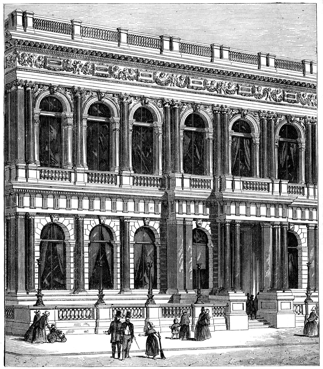 Klub Carlton, Londyn, 1891 autorstwa Unbekannt