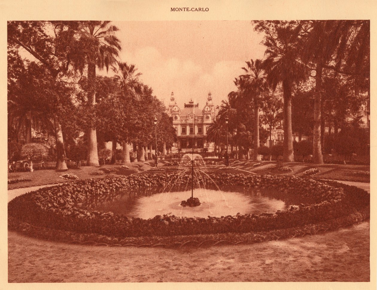 Kasyno, Monte Carlo, 1930. autorstwa Unbekannt