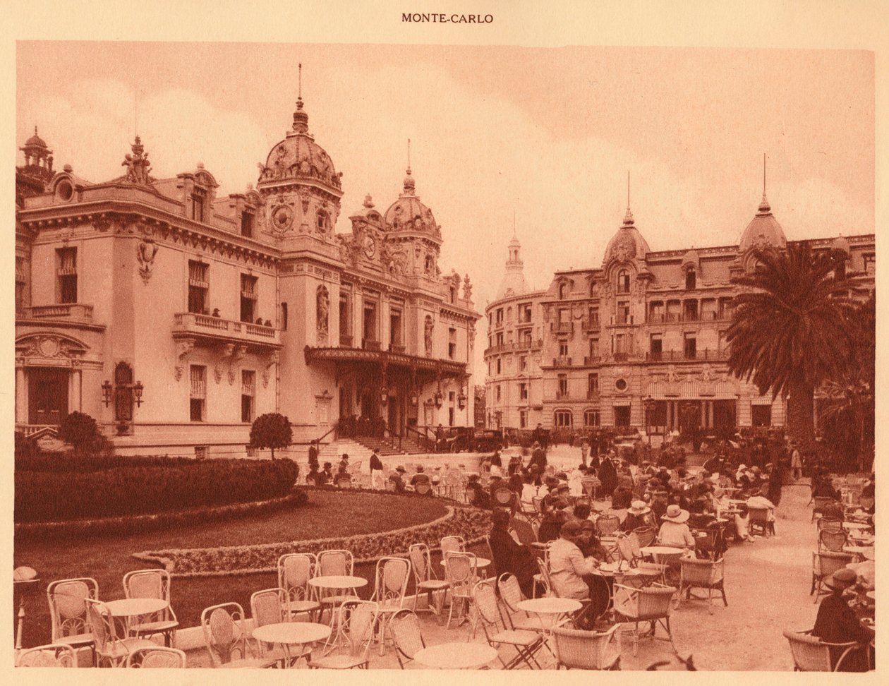 Casino and Hotel de Paris, Monte Carlo, 1930. autorstwa Unbekannt