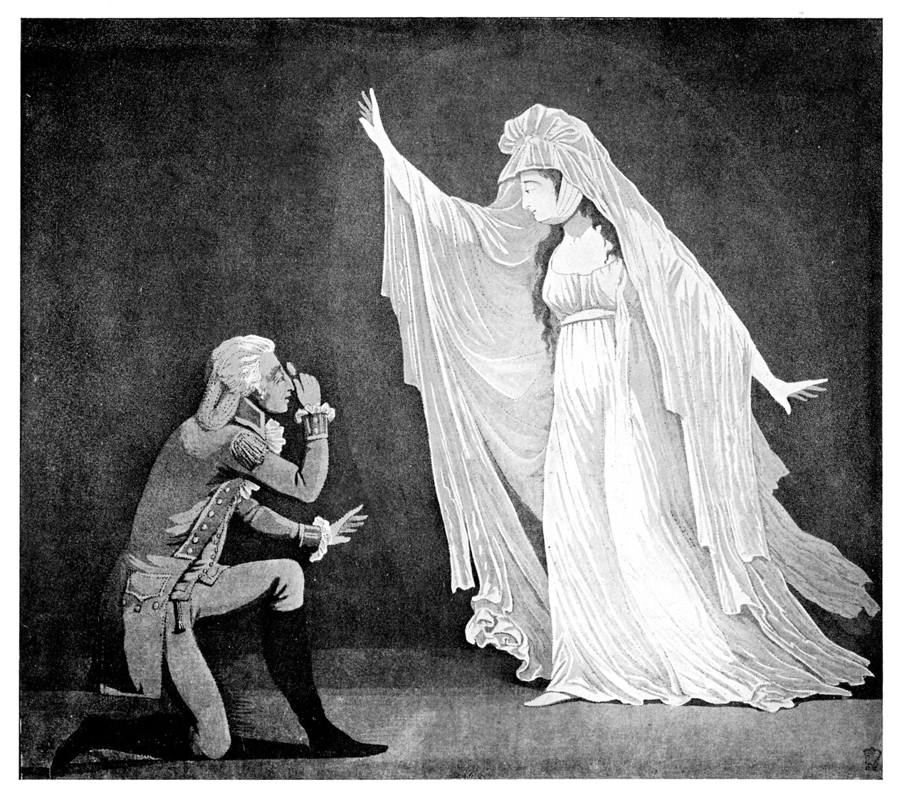 Widmo zamkowe i jej ernest wielbiciel, 1793 autorstwa Unbekannt
